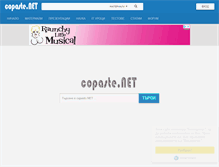 Tablet Screenshot of copaste.net